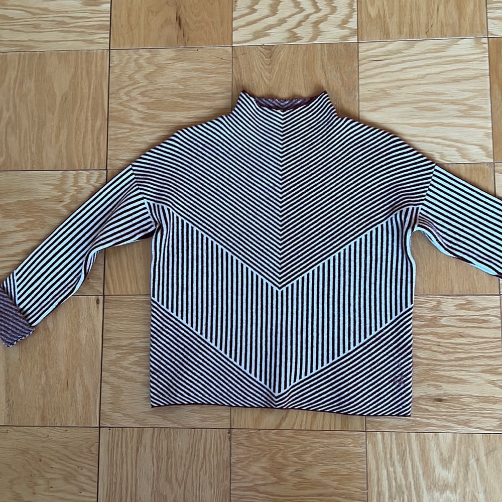 Cynthia Rowley geometric sweater